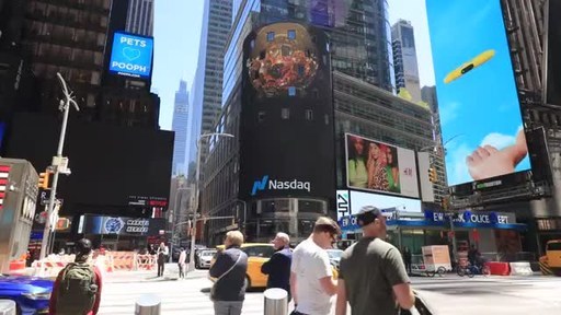 Easy NFT Business Platform, SKY Play on New York Nasdaq Tower