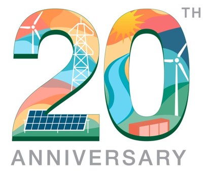 Invenergy celebrates the development of over 30 gigawatts of clean energy generation projects over its 20-year existence.