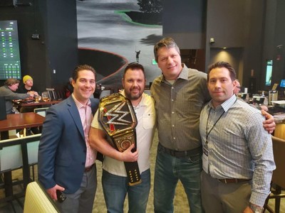 Pictured left to right: Patrick Aquino, Vice President, Wholesale Sales at Oatey; Brian Insera, Outside Sales Manager, J&K Sales; Chris Dewitt, CEO, J&K Sales; and Mike Kerbe, Regional Sales Manager, Oatey