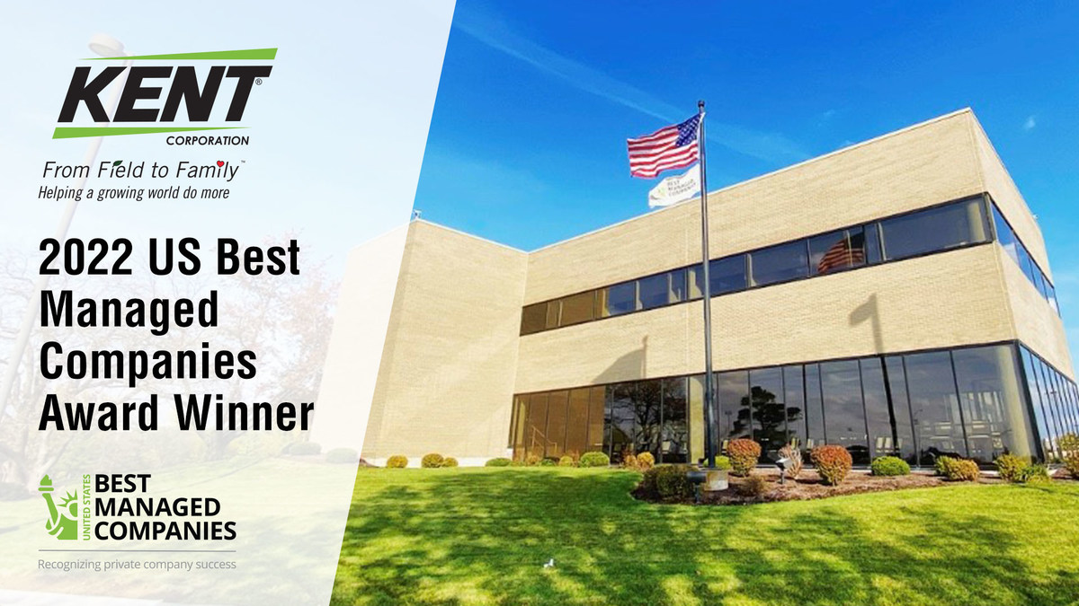 KENT Corporation Recognized as a Three-Time US Best Managed Company - Vimarsana News
