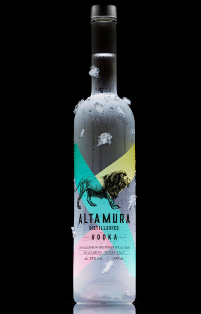 Ice cold Altamura Vodka