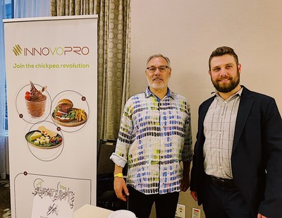 Milkadamia's CEO, Jim Richards (left), with InnovoPro's Key Account Manager, Mark Orlowsky (right).