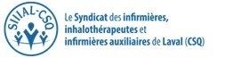 Logo SIIIAL-CSQ (Groupe CNW/Syndicat des infirmires, inhalothrapeutes et infirmires auxiliaires de Laval (SIIIAL))