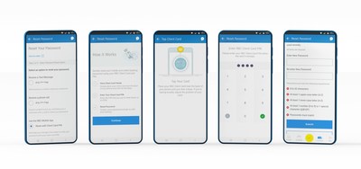 Android users can reset their online banking password by tapping their RBC client card and inputting their PIN (CNW Group/RBC Royal Bank)