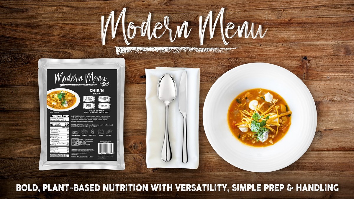 Atlantic Natural Foods Announces Availability of Modern Menu, Expands Assortment of Shelf-Stable, Plant-Based Foods for Foodservice Professionals - Vimarsana News