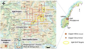 Capella Provides Exploration Update for its Norwegian Copper-Cobalt Projects