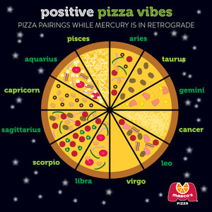 Marco's Pizza® Promotes Ideal Pizza Pairings for Your Zodiac Sign While Mercury is in Retrograde