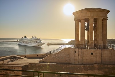 Viking today named its newest identical ocean ship, the Viking Mars, seen here sailing into Valletta, Malta for its naming ceremony. This week the new ship will begin her maiden season sailing itineraries in the Mediterranean, Scandinavia and Northern Europe, before repositioning at the end of the year for voyages around Australia and New Zealand. For more information, visit www.viking.com.