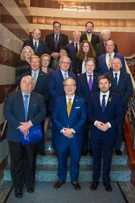 NCUA Chairman with meeting participants at Polish & Slavic FCU headquarters