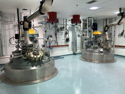 Plant 3 Reactor Suite, 4000L and 3000L Glass-lined Reactors (PRNewsfoto/Piramal Pharma Solutions)