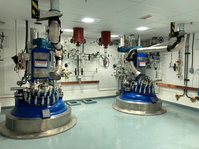 Plant 3 Reactor Suite: 2 x 2000L Glass-lined Reactors (PRNewsfoto/Piramal Pharma Solutions)