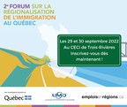 Lancement des inscriptions du 2e forum sur la régionalisation de l'immigration au Québec