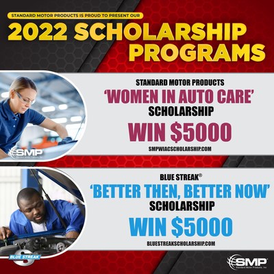 2022 Standard Motor Products 'Women in Auto Care' and Blue Streak 'Better Then, Better Now' Scholarships