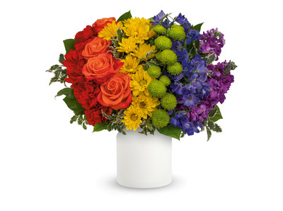 Teleflora's Rainbow Love Bouquet