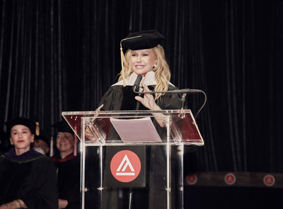 Famed Entrepreneur, Fashion Designer, and Philanthropist, Kathy Hilton Presented with Honorary Doctorate From Academy of Art University