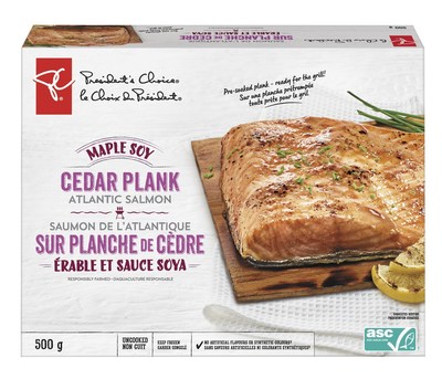 PC Maple Soy Cedar Plank Atlantic Salmon (CNW Group/Loblaw Companies Limited)