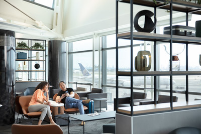 New, 30,000 sq.-ft. United Club(SM) at Newark Liberty International Airport offers more modern United brand experience with views of the Manhattan skyline, close to 500 seats, spa-like shower suites and a barista-staffed coffee shop.