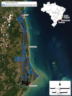 The Bahia Heavy Mineral Sand & Rare Earth Project (CNW Group/Energy Fuels Inc.)