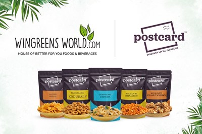 Postcard snacks joins Wingreens World house of F&B Brands