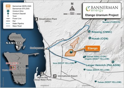 (CNW Group/Bannerman Energy Limited)