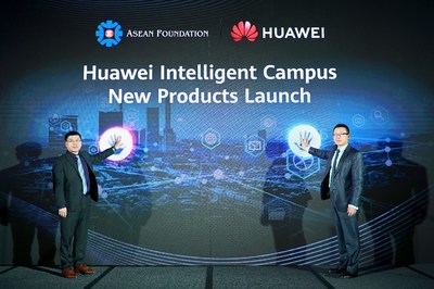 Nicholas Ma, President of Huawei Asia Pacific Enterprise Business Group, and David Lu, President of Huawei Asia Pacific Strategy & Marketing Department, announced Huawei product launches. Nicholas Ma, President of Huawei Asia Pacific Enterprise Business Group, and David Lu, President of Huawei Asia Pacific Strategy & Marketing Department, announced Huawei product launches.
