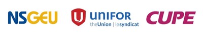 Support Unit Unions Banner - Unifor-NSGEU-CUPE (CNW Group/Unifor)