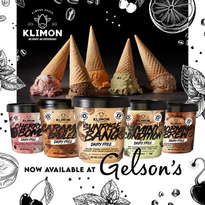 KLIMON Brings its 100% Plant-Based Frozen Dessert Pints to all Gelson's Markets.