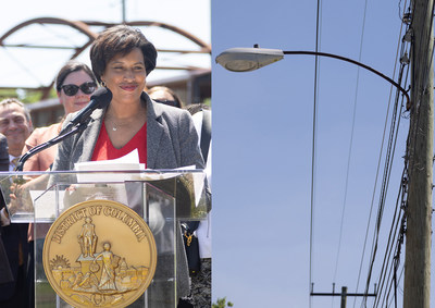 D.C. Mayor Muriel Bowser announced this week its first public-private partnership with the Plenary Infrastructure DC consortium to modernize more than 75,000 lights throughout the District.