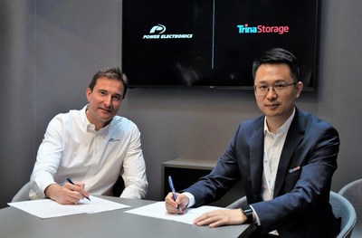 Cérémonie de signature : partenariat stratégique entre Trina Storage et Power Electronics