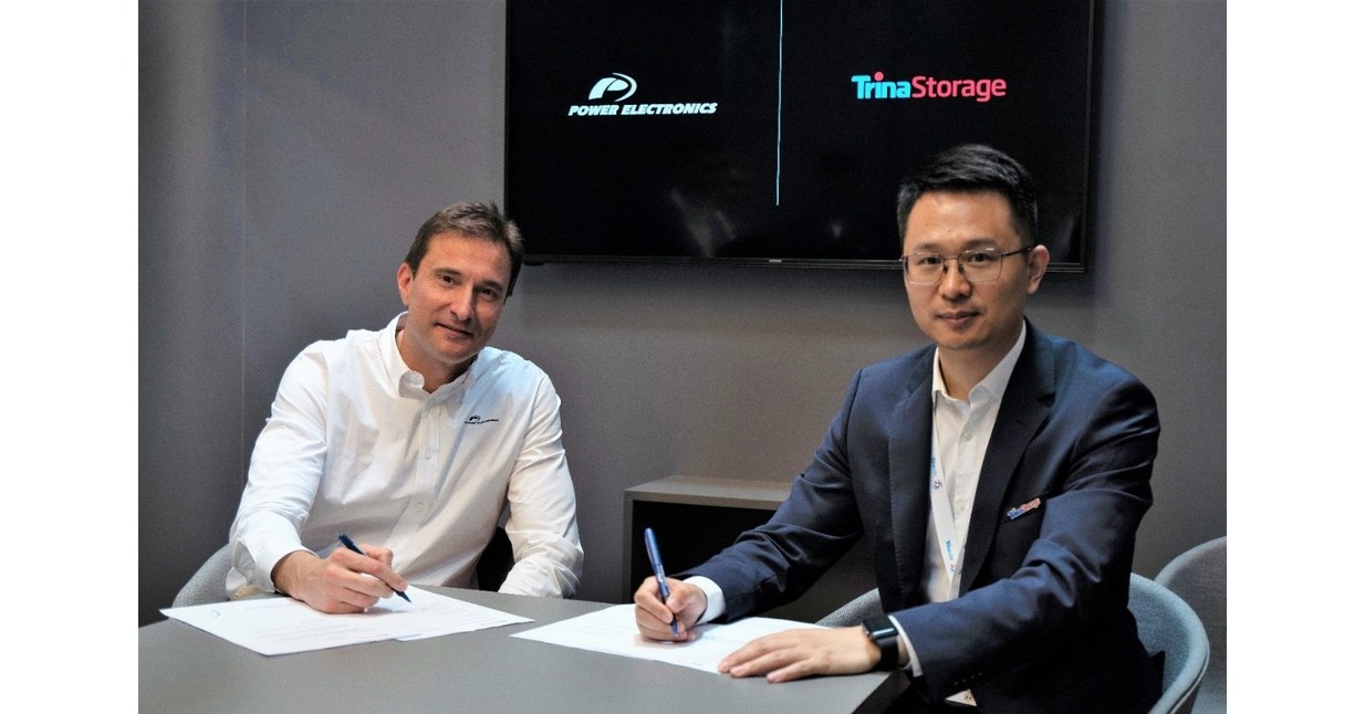 Trina Storage y Power Electronics implementar&aacute;n conjuntamente m&aacute;s de 1 GWh de proyectos BESS a fines de 2023