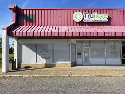 Trulieve's new dispensary in Parkersburg, West Virginia at 152 Park Shopping Center