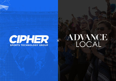 Cipher Sports Technology Group has partnered with Advance Local to power their sports betting pillars.
