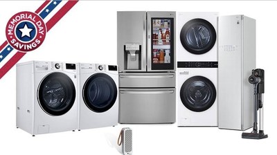 Celebrate summer with savings on LG home appliances.