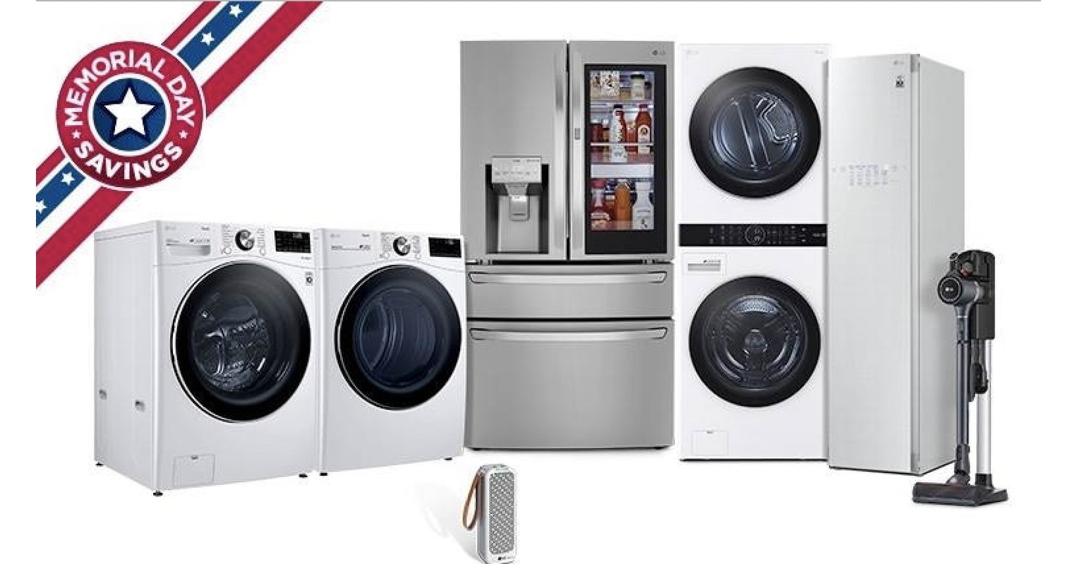CELEBRATE SUMMER WITH MAJOR MEMORIAL DAY SAVINGS ON LG HOME APPLIANCES