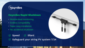 Hoymiles Launches Its Newest Module-level Rapid Shutdown (RSD) System in the US, Thailand and Greater China