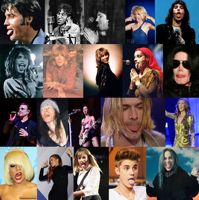 This 'Pop stars photo montage' represents a perspective with esoteric relevance as explained in blog articles suggesting how an expressed thought pattern seen among singers may convey metaphysical aspects of consideration regarding creativity and Pop culture. Pop culture creative expressions are part of the lives of contemporary people and this is one of the aspects of life and society that evolves based on conditions influenced by technology and social traditions, including commercialism.