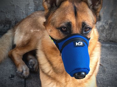K9 Mask dog air filters are a new way K9 police dogs can be protected from fentanyl opioid inhalation and overdose.