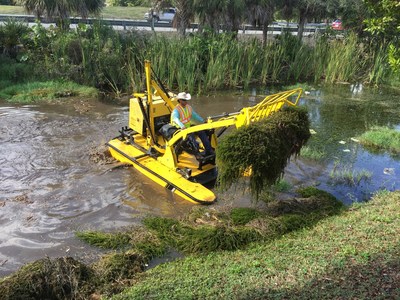 Weedoo Workboats are rugged machines that are designed to mechanically harvest and remove aquatic vegetation and other contaminants in the most extreme and challenging conditions.