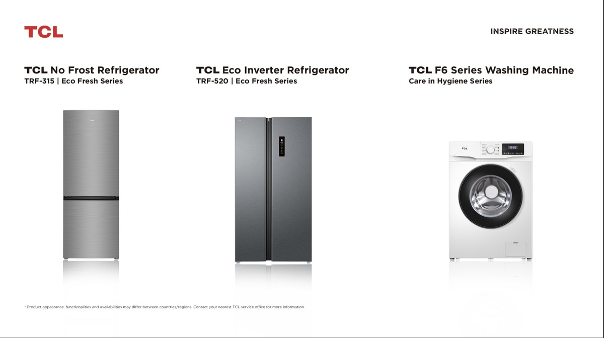 TCL презентует в России холодильники TRF-315 и TRF-520 с системой No Frost,  а также стиральную машину Серии F6