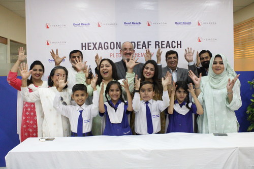 Organization aims to support education for needy deaf children in Pakistan. (PRNewsfoto/Hexagon Developments Limitied)