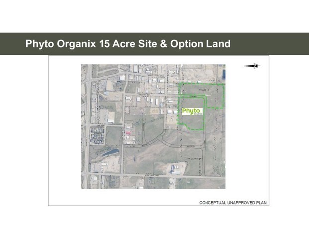 Phyto Organix 15 Acre Site & Option Land (CNW Group/Phyto Organix Foods Inc.)