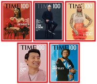 MC on 'TIME 100' Influential Icons List ~ Chess Magazine Black and