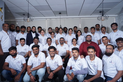 CirrusLabsâ€™ staff celebrating the India headquarter opening located in Bengaluru, Karnataka.