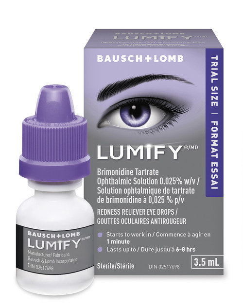 Bausch + Lomb Receives Health Canada Approval of LUMIFY® Redness