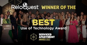 ReloQuest Inc. Wins Best Use of Technology at The Serviced Apartment Awards, London 2022