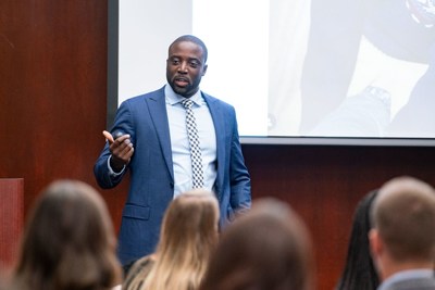 ANI CEO, Kwame Christian Esq., M.A., facilitating a keynote session on negotiation and the Compassionate Curiosity framework.