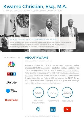 Kwame Christian, Esq., M.A. - 2022 Media Profile. Kwame Christian, Esq., M.A. - 2022 Media Profile.