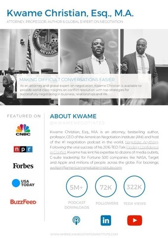 Kwame Christian, Esq., M.A. - 2022 Media Profile.