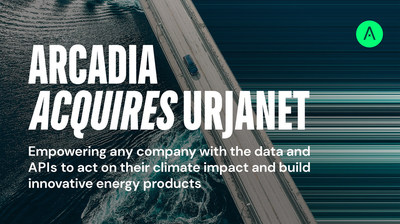 Arcadia acquires Urjanet, empowering any company with the data and APIs to act on their climate impact and build innovative energy products.