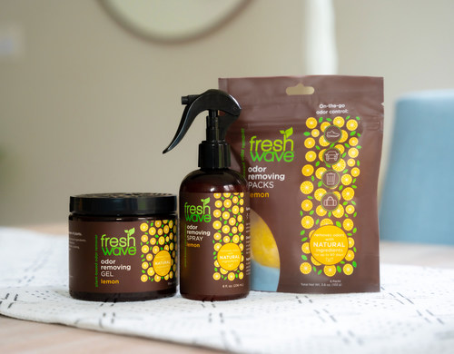 Fresh Wave launches new lemon scented products.